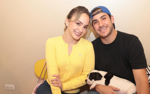 María Gratzia Donggilio y Stefano Navas.