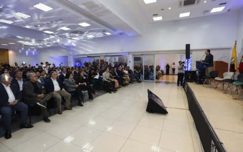 El alcalde de Quito, Pabel Muñoz, inauguró las Jornadas del Agua 2026.