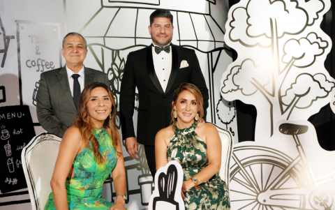 Iván Grain, Pedro Martillo, Denisse Baños y María Antonieta Balseca.