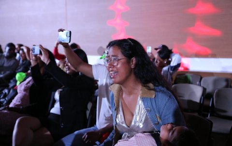 Malena Espinoza, mamá de Ian e hija del expúgil, fue la que más apoyaba a su papá.