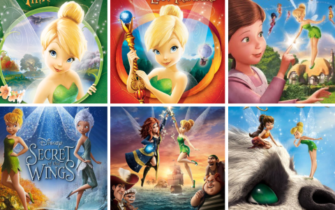 Disney Faries como franquicia goza de 6 películas enfocadas en este universo, sin embargo eso también incluye cortos animados centrados en personajes secundarios.