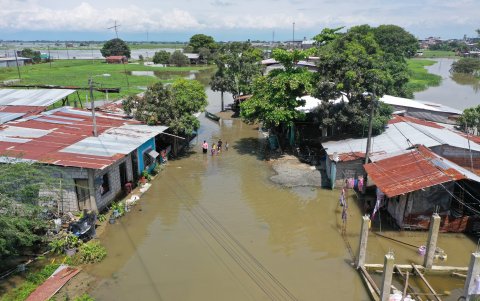Los moradores de La Chala piden ayuda de las autoridades.