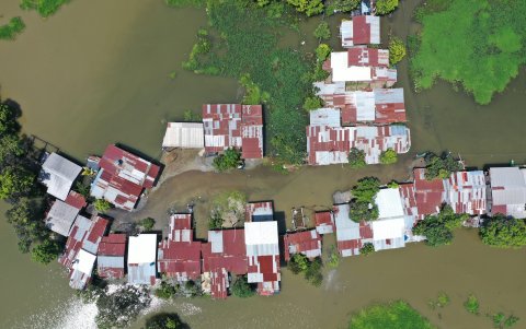 Alrededor de 30 familias residen en el recinto La Chala.