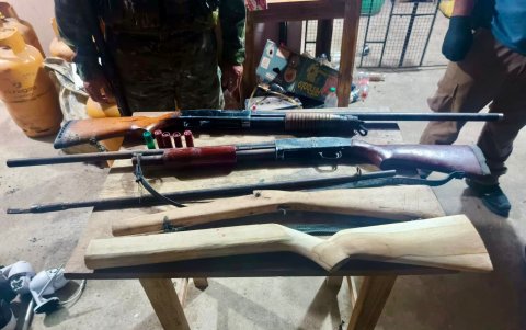 Las autoridades no informaron si el material decomisado estaría vinculado a alguna estructura delictiva