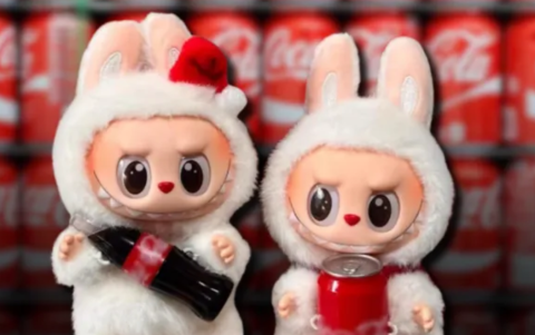 Modelos de la colaboración de The Monsters x Coca Cola.