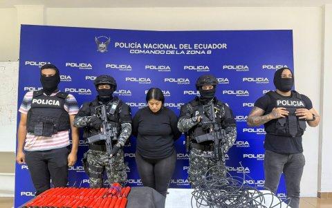 El parque central de Tumbaco es uno de los puntos de control clave de los policiclos.