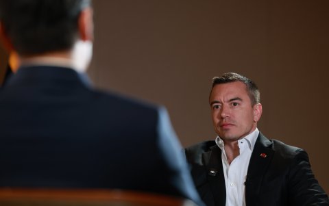 Daniel Noboa, en entrevista con Univisión.