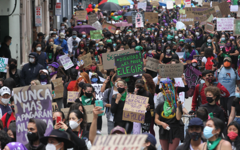 Mujeres tomarán las calles de Ecuador para conmemorar el Día Internacional de la Mujer.