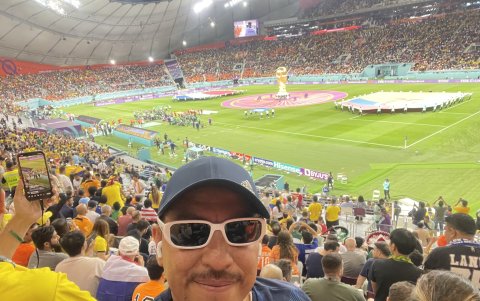 Romero en el Mundial Catar 2022, durante el juego entre Ecuador y Países Bajos.
