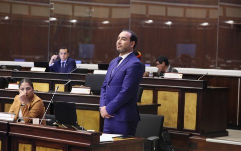Juan Andrés González era el jefe de bancada tras la salida del cargo de Viviana Veloz.