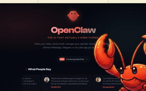 OpenClaw se publicó por primera vez en noviembre de 2025 con el nombre de 'Clawdbot'.