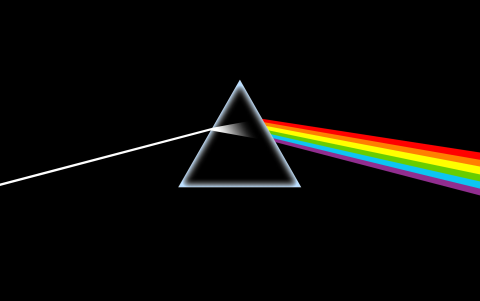 La portada ilustra un prisma que descompone la luz en los colores.