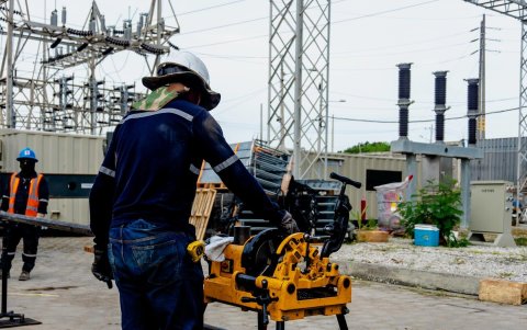 Los trabajos para la solución definitiva de los cortes energéticos continuarán en la povincia de Santa Elena