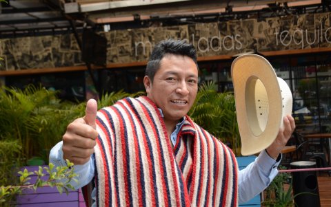 Caso. Delfín Quishpe, alcalde de Guamote, fue sentenciado a cinco años de prisión por tráfico de influencias.