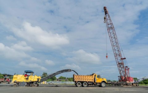 La obra del mall más grande de Manabí se levanta en el parque Villanueva