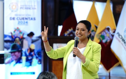 Paola Pabón, prefecta de Pichincha.