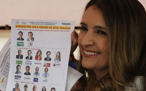 Paloma Valencia  superó incluso la votación que Iván Cepeda había obtenido en la consulta del Pacto Histórico en 2025.