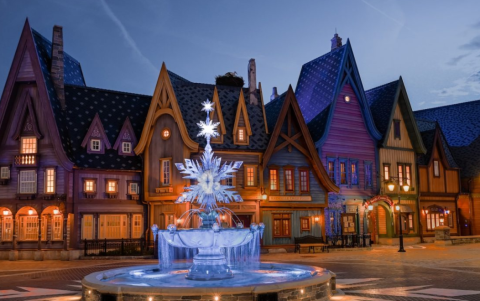 Olaf formará parte de una nueva réplica de la ciudad emblemática de 'Frozen'.