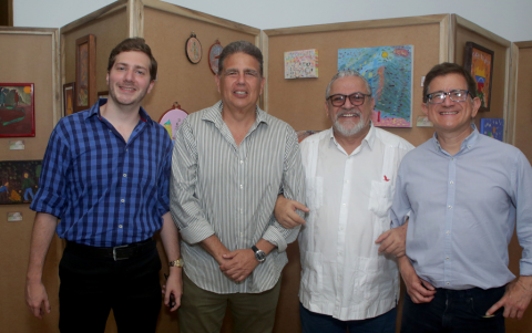 Luis García, Augusto Morán, Héctor Napolitano y Carlos Matamoros.