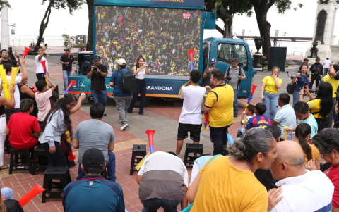 Con su campaña, Rexona convirtió el espacio en una verdadera fiesta futbolera.