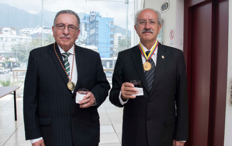 Franklin Barriga y César Alarcón.