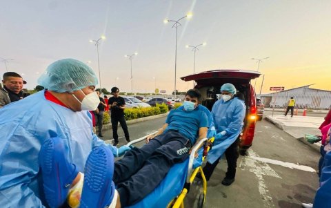 Jordy presenta una lesión en la pierna derecha y una infección bacteriana que obligó a su traslado inmediato