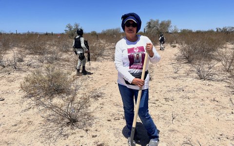 Norma Alicia Medina, integrante de uno de los colectivos más visibles de la crisis de desapariciones en México, Madres Buscadoras de Sonora.
