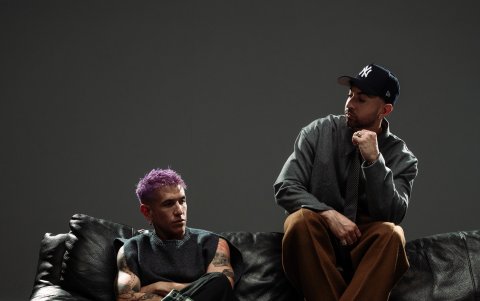 Lenny Tavarez y Justin Quiles para su álbum Superarte