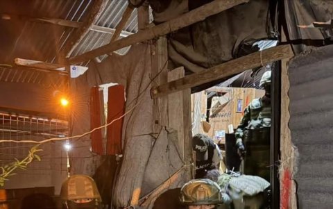 La intervención se realizó en el sector 10 de Noviembre y estuvo dirigida contra un punto de expendio de drogas