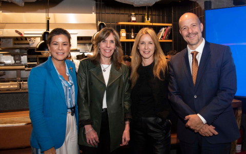 Alexandra Chamba, Macarena Fanlo, Mariana Ripoll y Juan Fernando Maldonado.