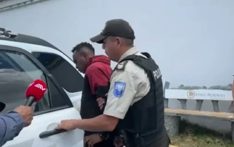 Según la Policía, entre los capturados se encuentra Christian Lara, quien habría actuado como conductor de la banda.