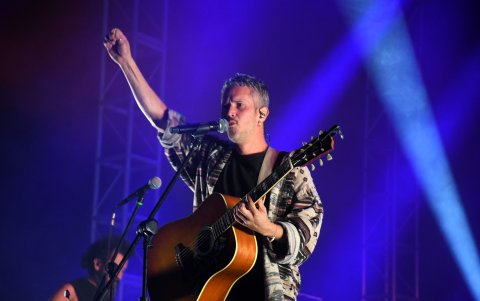 Vicente García tocó algunos de sus temas más conocidos en el recital.