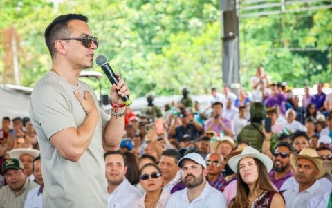 El presidente de Ecuador, Daniel Noboa, aseguró que la provincia de Manabí registra una reducción del 13% en homicidios y más del 20% en delitos comunes.