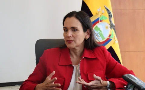 La ministra de Ambiente y Energía, Inés Manzano.