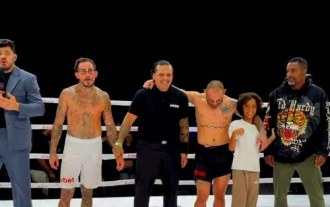 El tricolor Chito Vera (i) enfrentó al brasileño Jean Silva en la pelea estelar del Hype Fighting que terminó en empate. Es un nuevo mercado para el luchador ecuatoriano.