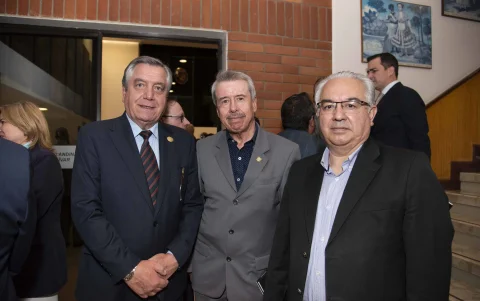 Patricio Donoso, Michel Ribadeneira y Francisco Rocha.