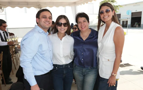 Alejandro Pera, Glaucia Ramírez, Irina Reyes y Priscila Ortega.