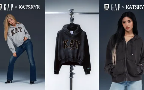 Yoonchae Jeung, Sophia Laforteza y Manon Bannerman para GAP, a pesar que esta última no posó para las imágenes oficiales debido a su hiatus.
