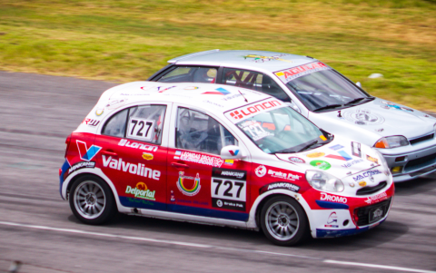 Leonidas Droute participó en la carrera de 10 horas de Yahuarcocha.