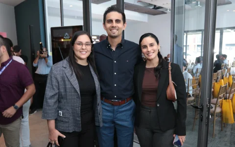 Alejandra Vargas, Sergio Peralta y Paula Varas.
