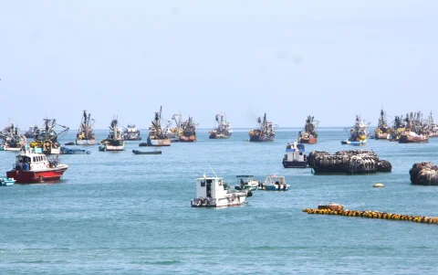 Embarcaciones en la provincia de Santa Elena no salieron a pescar por alto precio del diésel.