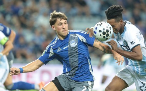 Luca Klimowicz marcó el tanto del descuento de Emelec.