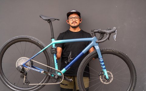 Oña,que es mecánico de bicicletas, es un apasionado del bikepacking y las ultra distancias.