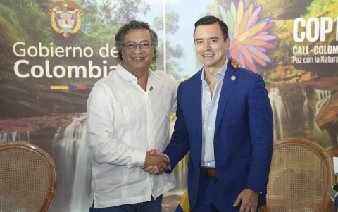 Gustavo Petro, presidente de Colombia, anunció que demandará a Daniel Noboa por sus declaraciones sobre un supuesto vínculo con alias Fito.