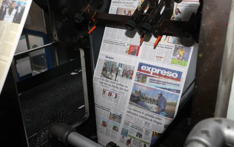 La Rotativa de Granasa, casa editora de los diarios EXPRESO y EXTRA.