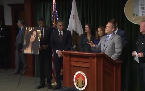 Declaración oficial de la fiscalía de Los Angeles, liderada por Nathan Hochman.