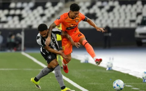 Joao Rojas se lesionó en el duelo de Barcelona SC ante Botafogo, en Copa Libertadores.