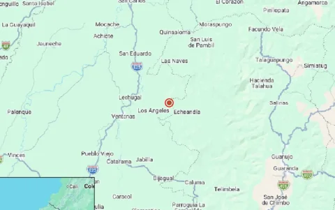 Dos sismos ocurrieron el 21 de abril en Ventanas y Echeandía por actividad tectónica profunda.
