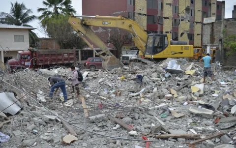 Terremoto en Manabí, año 2016.