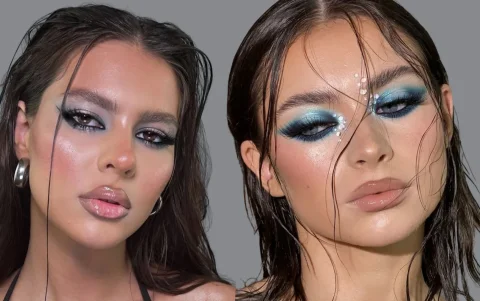 Este peinado es ideal tanto para melenas cortas como largas, ofreciendo un aire sexy